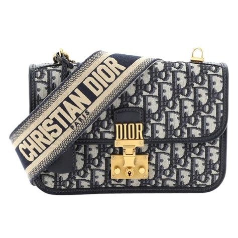 dior addict flap bag canvas price|CHRISTIAN DIOR Oblique Dioraddict Flap Bag Navy .